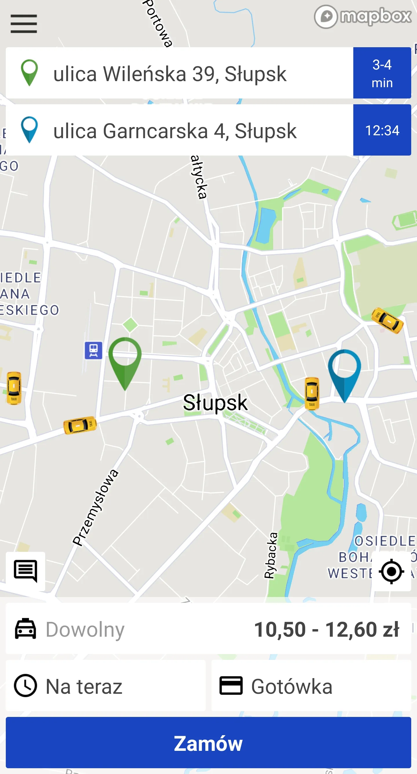 MPT Taxi Słupsk | Indus Appstore | Screenshot