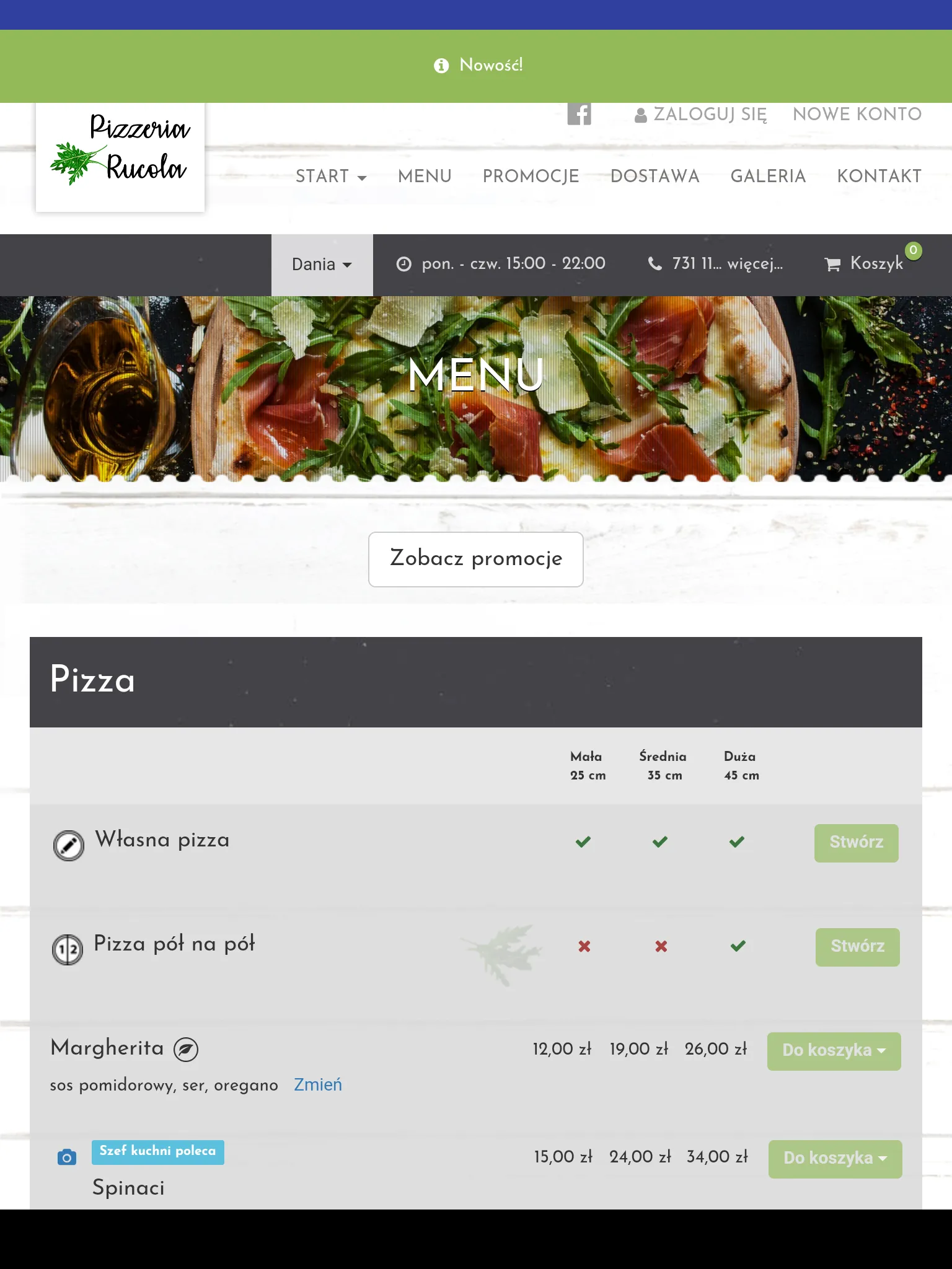 Pizzeria Rucola | Indus Appstore | Screenshot