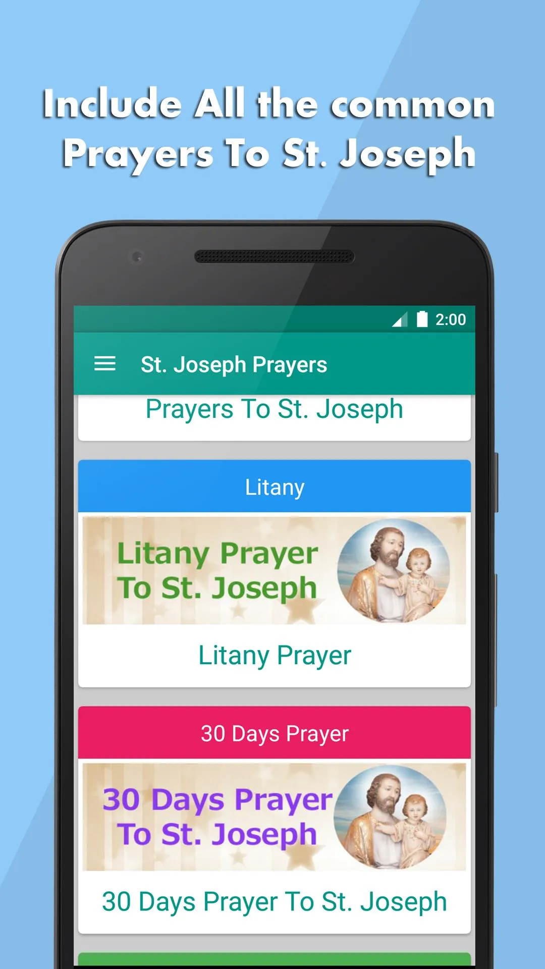 St. Joseph Novena Prayers | Indus Appstore | Screenshot