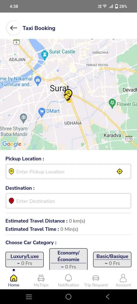 FlexRide Passenger | Indus Appstore | Screenshot