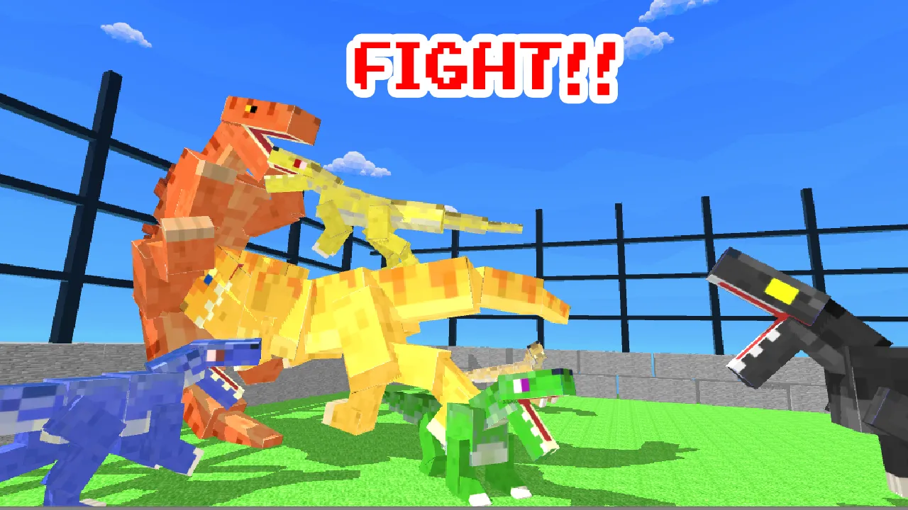 Blocky Dino Park Apex Arena | Indus Appstore | Screenshot