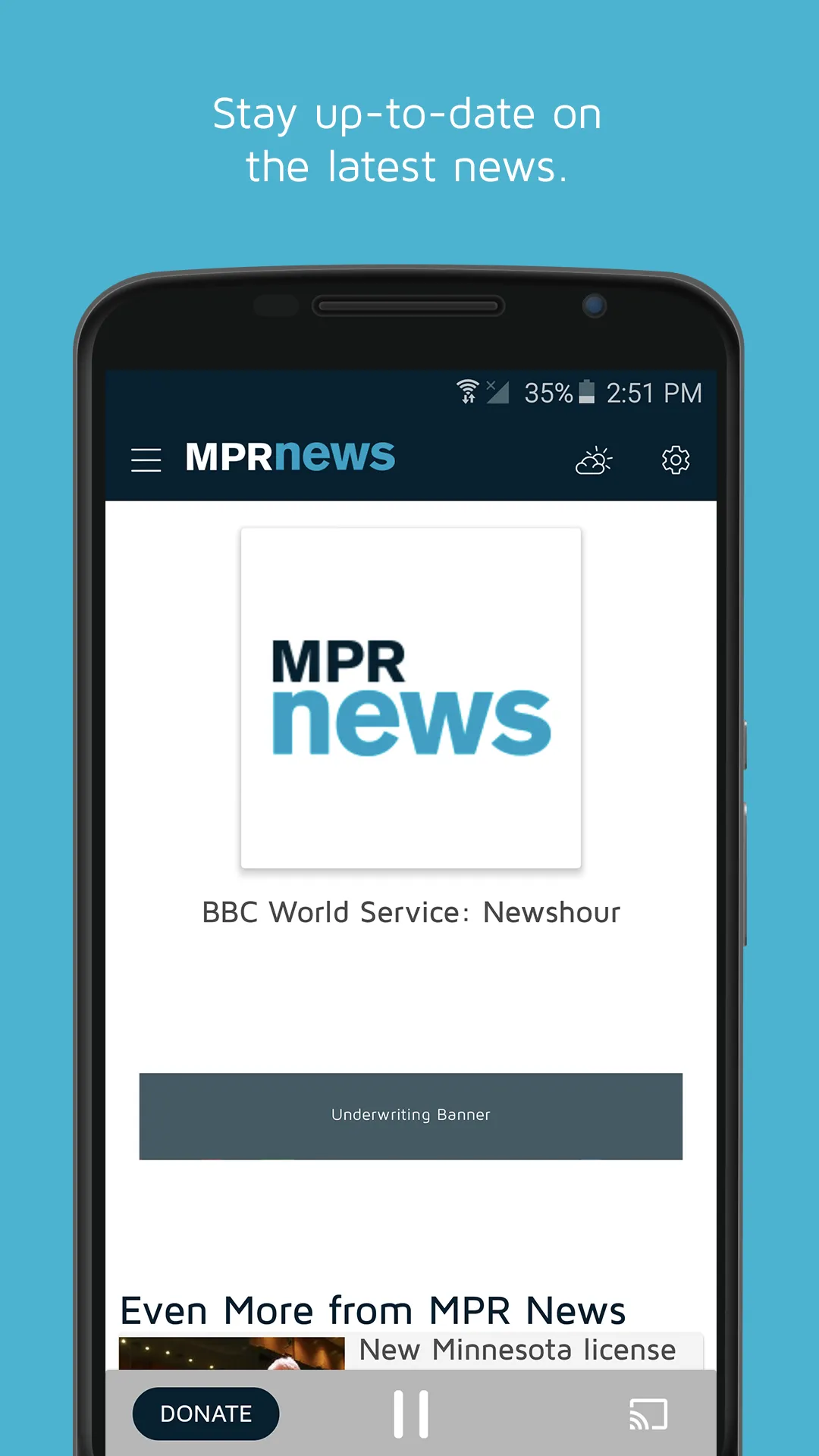 MPR Radio | Indus Appstore | Screenshot