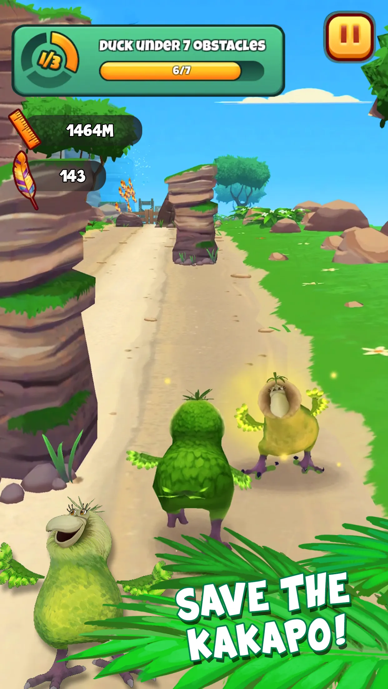 Kakapo Run: Animal Rescue Game | Indus Appstore | Screenshot