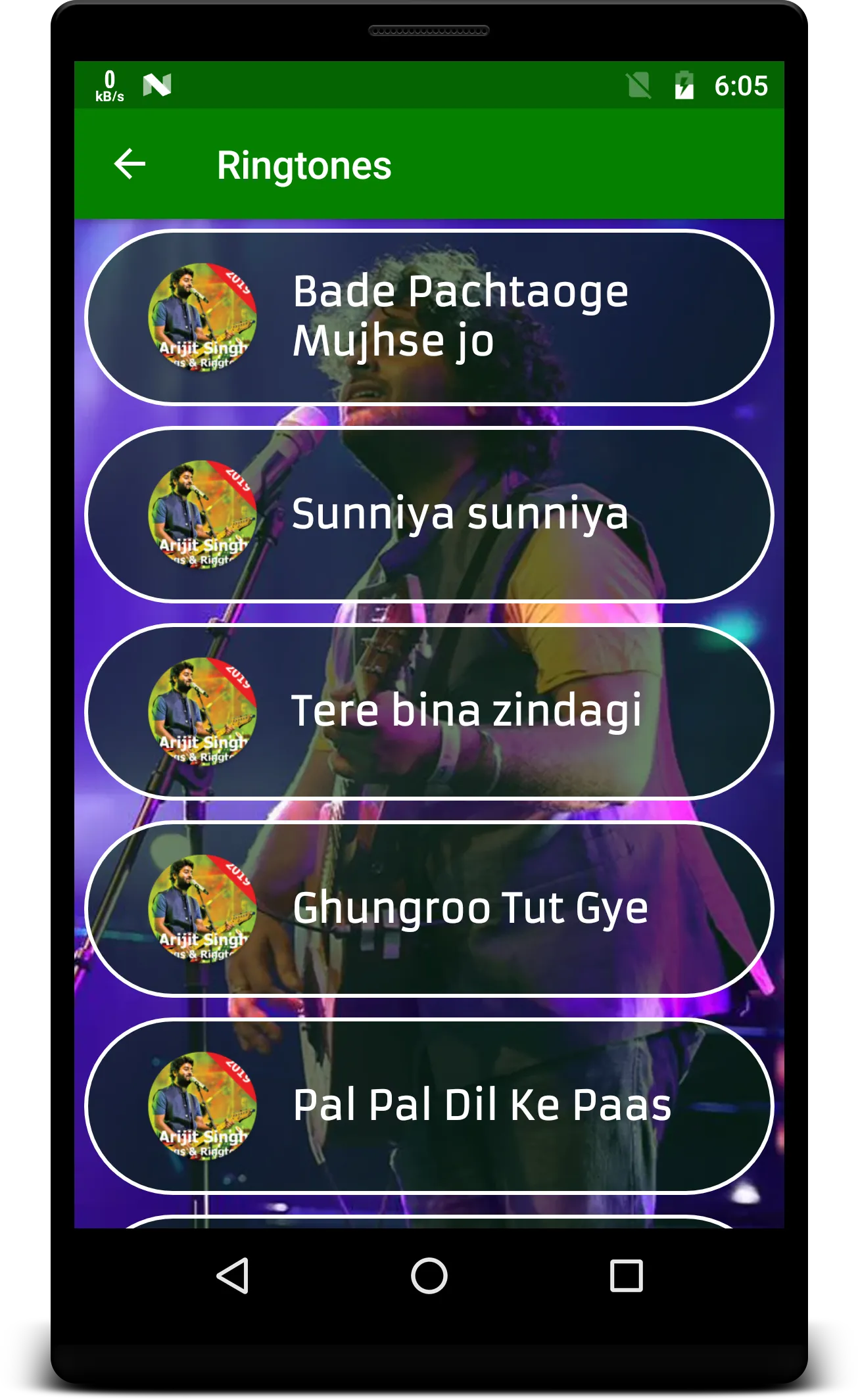 Arijit Singh Ringtone Songs | Indus Appstore | Screenshot