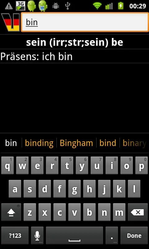 German Verbs | Indus Appstore | Screenshot