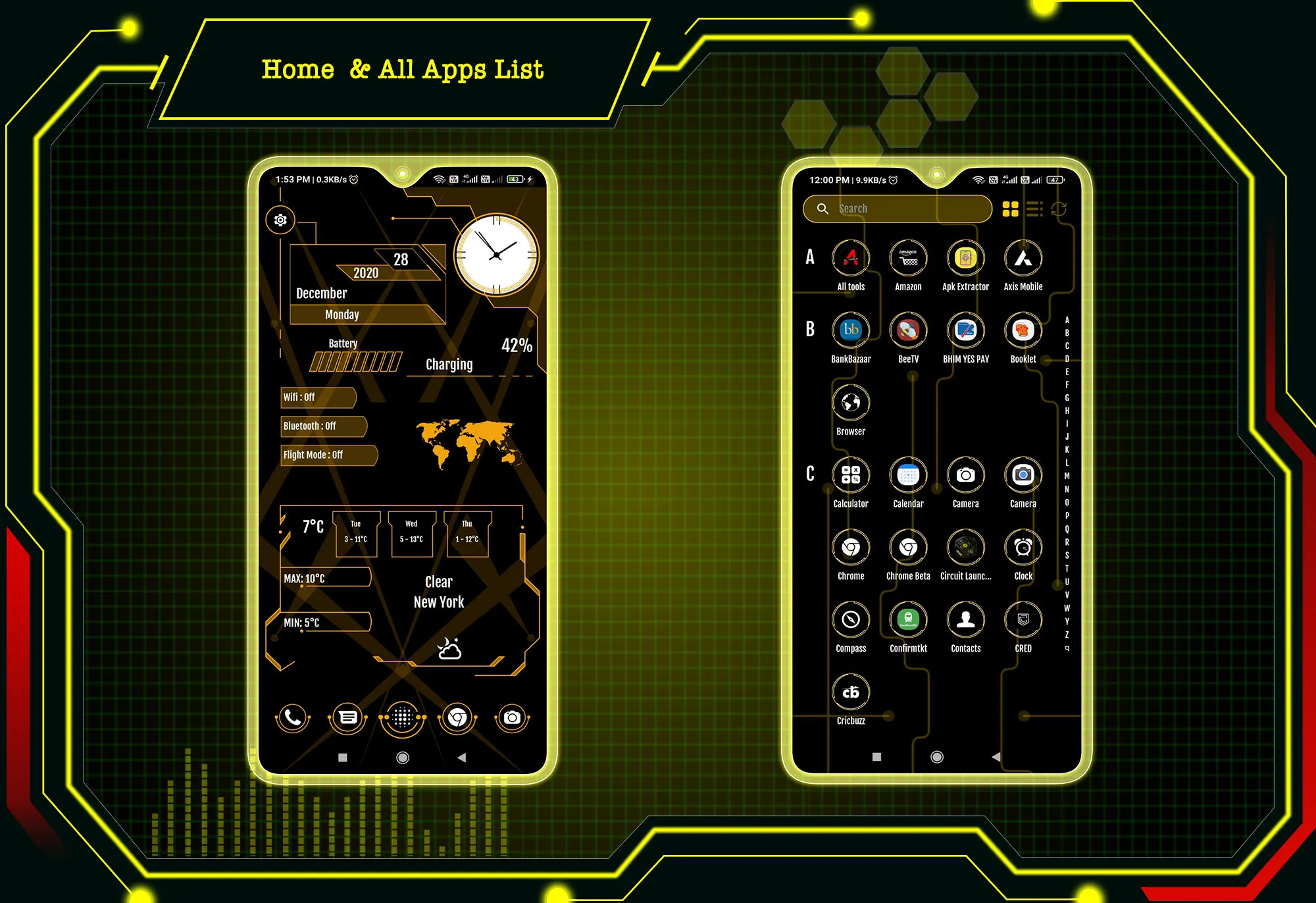 Visionary hi-tech Launcher 2 | Indus Appstore | Screenshot