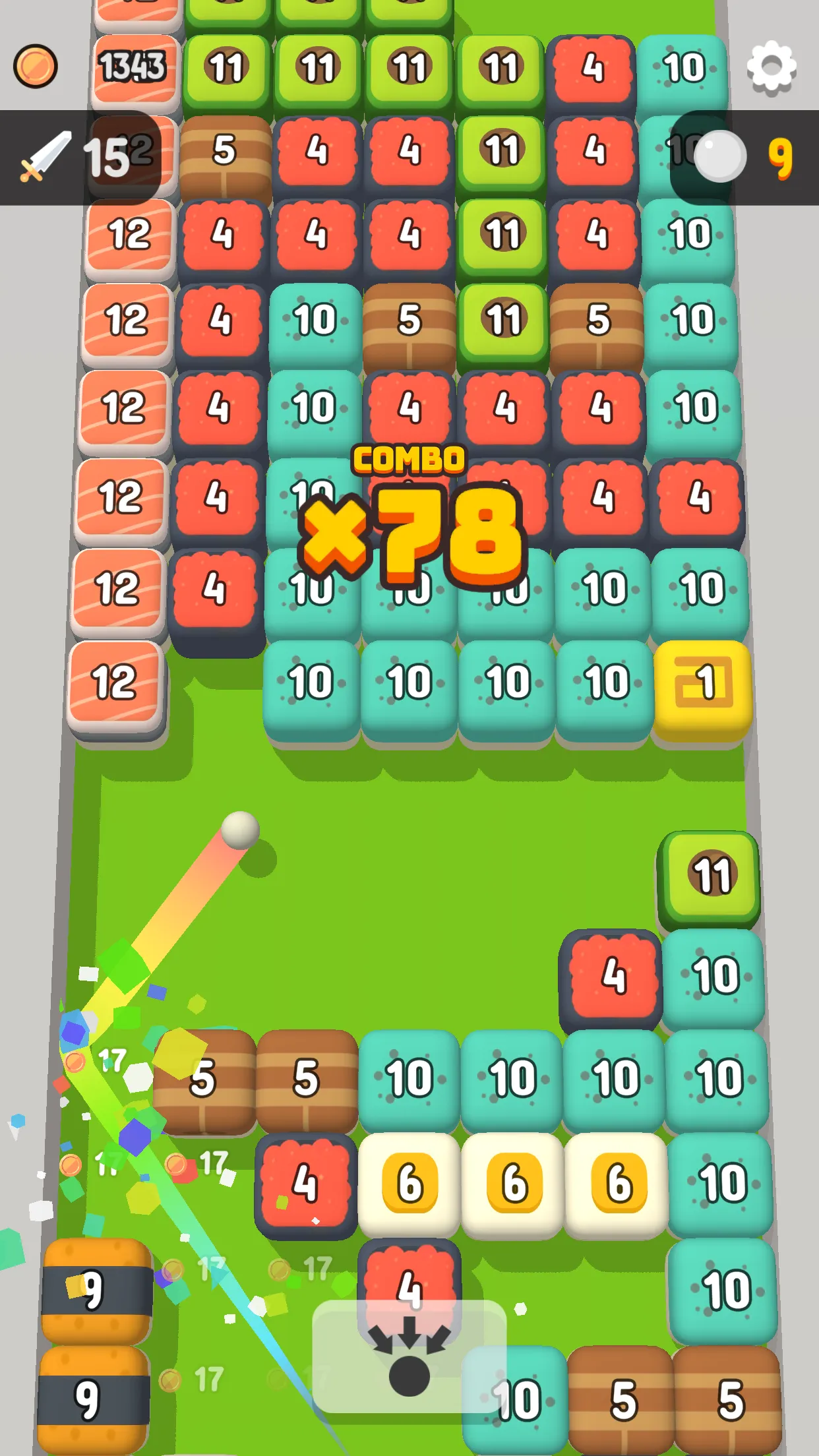 Sushi Brick Breaker | Indus Appstore | Screenshot