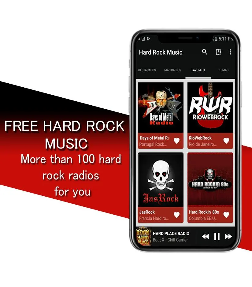 Hard Rock Music app | Indus Appstore | Screenshot