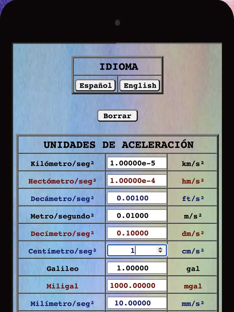 Convertidor de unidades | Indus Appstore | Screenshot