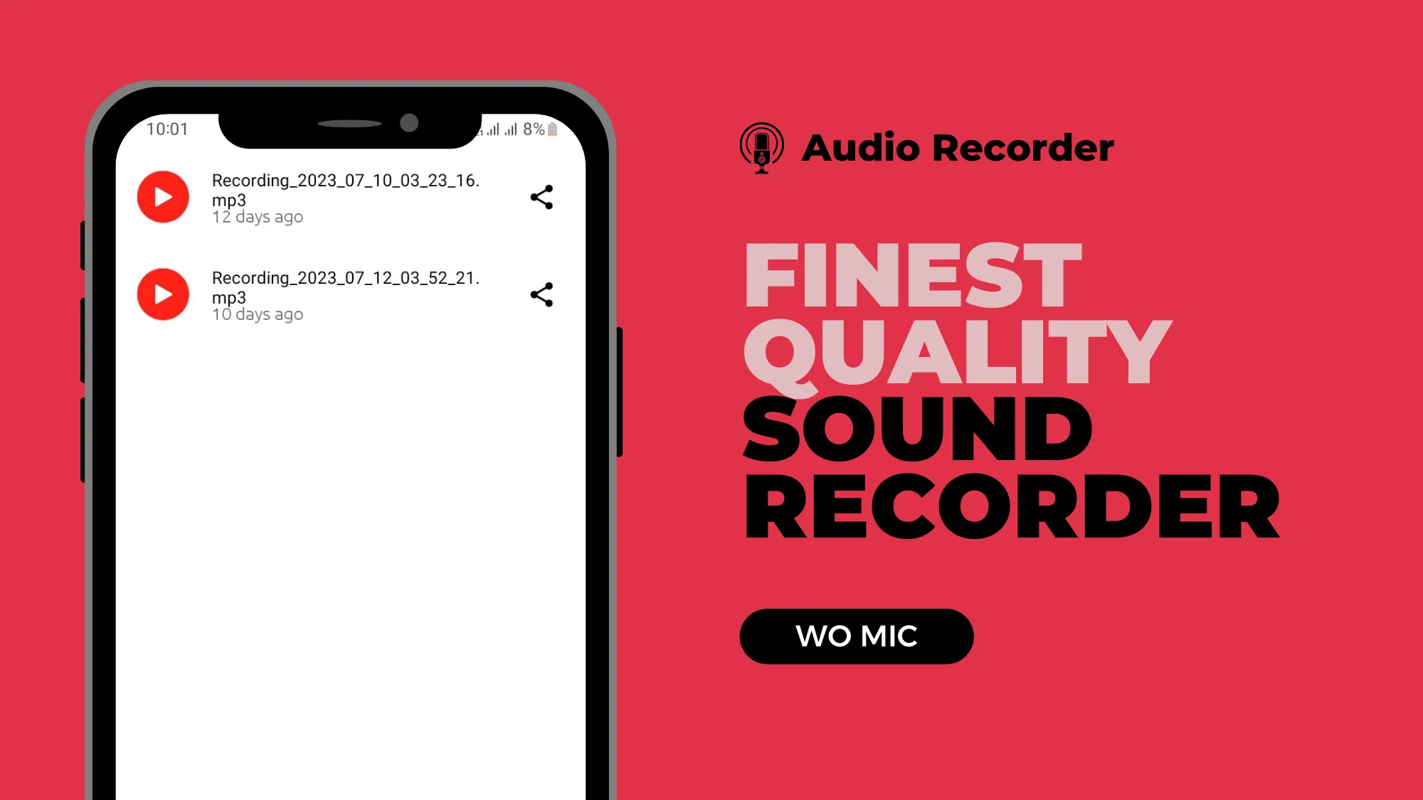 Audio Recorder-Microphone | Indus Appstore | Screenshot