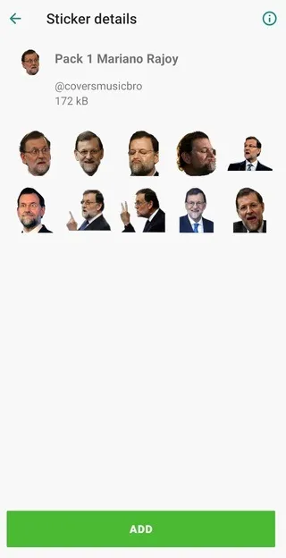 Sticker de Políticos Españoles | Indus Appstore | Screenshot