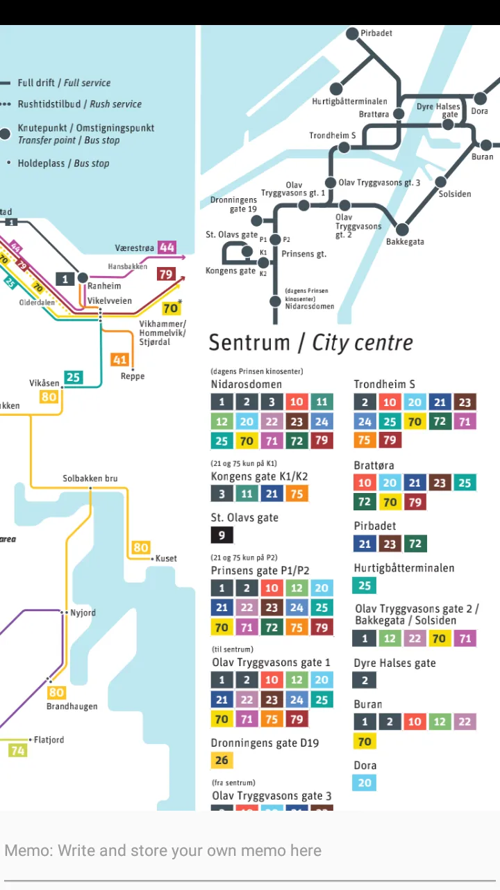 TRONDHEIM BUS TRAM BOAT MAP | Indus Appstore | Screenshot