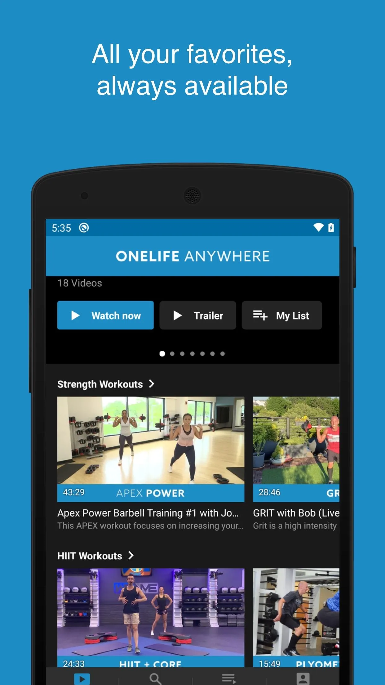 Onelife Anywhere on Demand Fit | Indus Appstore | Screenshot