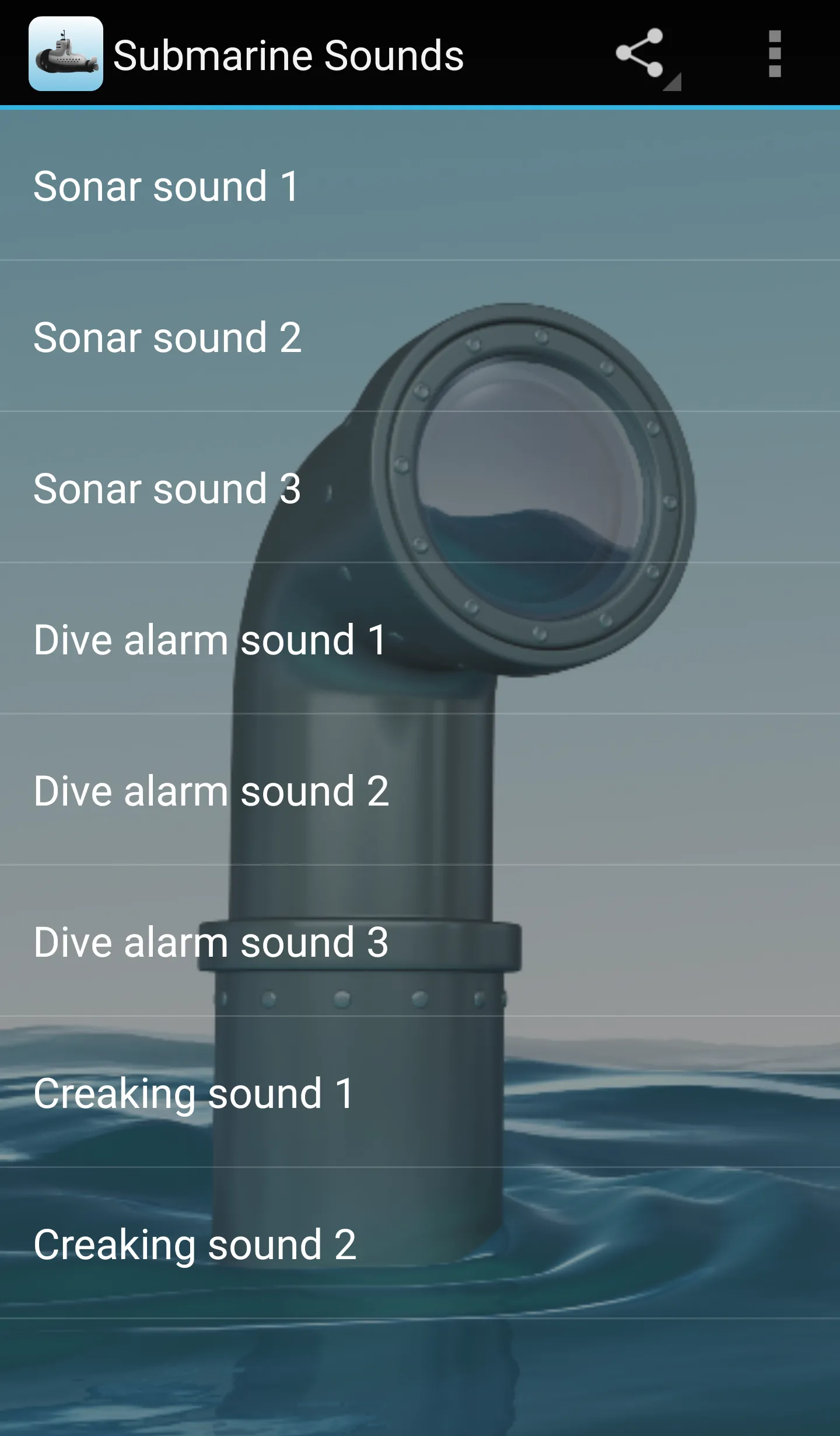 Submarine Sounds | Indus Appstore | Screenshot