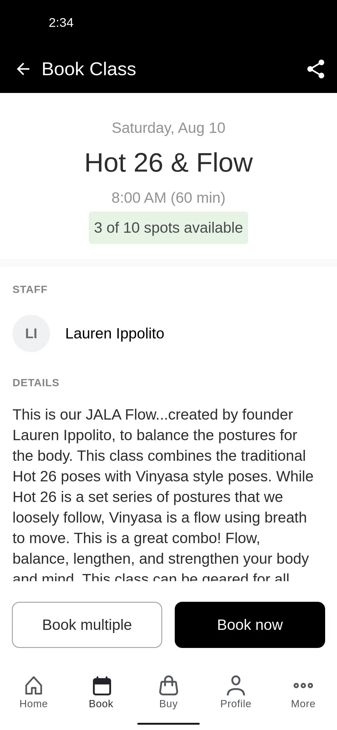 Jala Hot Yoga | Indus Appstore | Screenshot