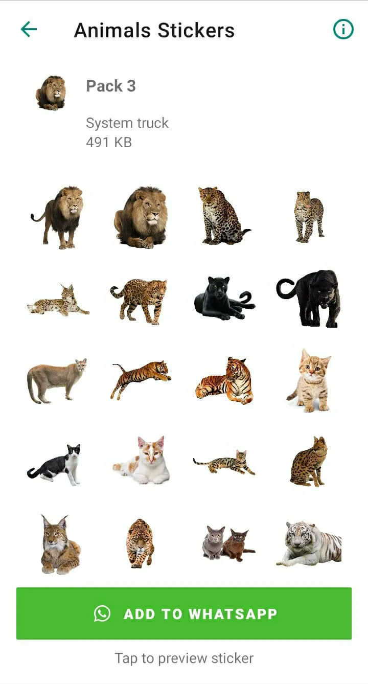 Animals Stickers | Indus Appstore | Screenshot