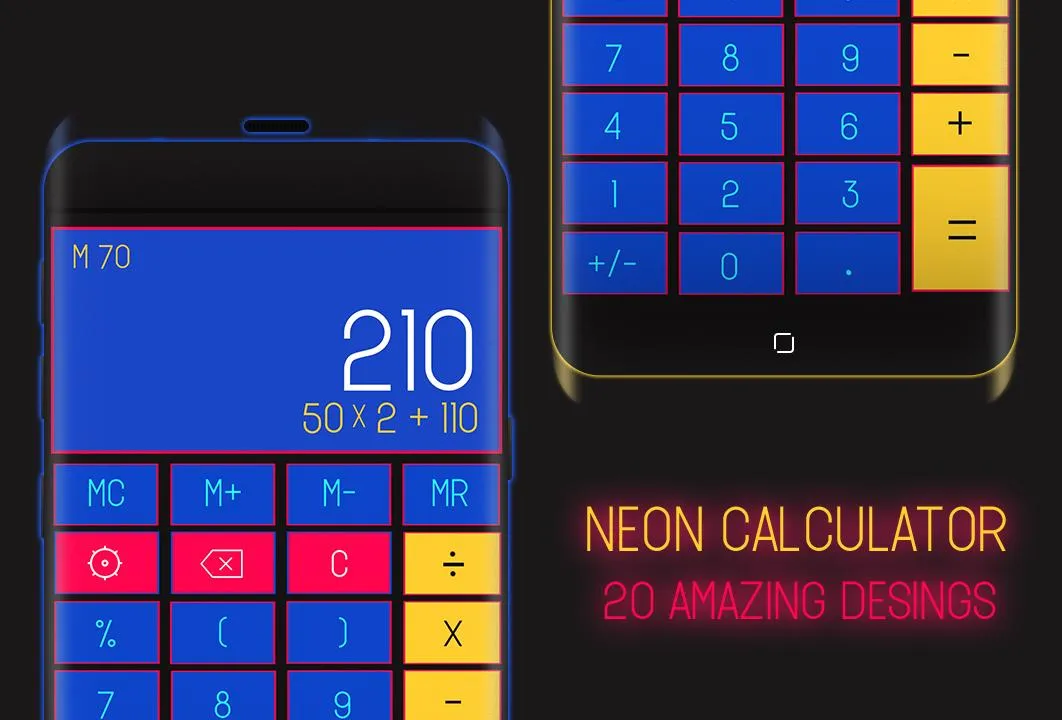 Neon Calculator | Indus Appstore | Screenshot