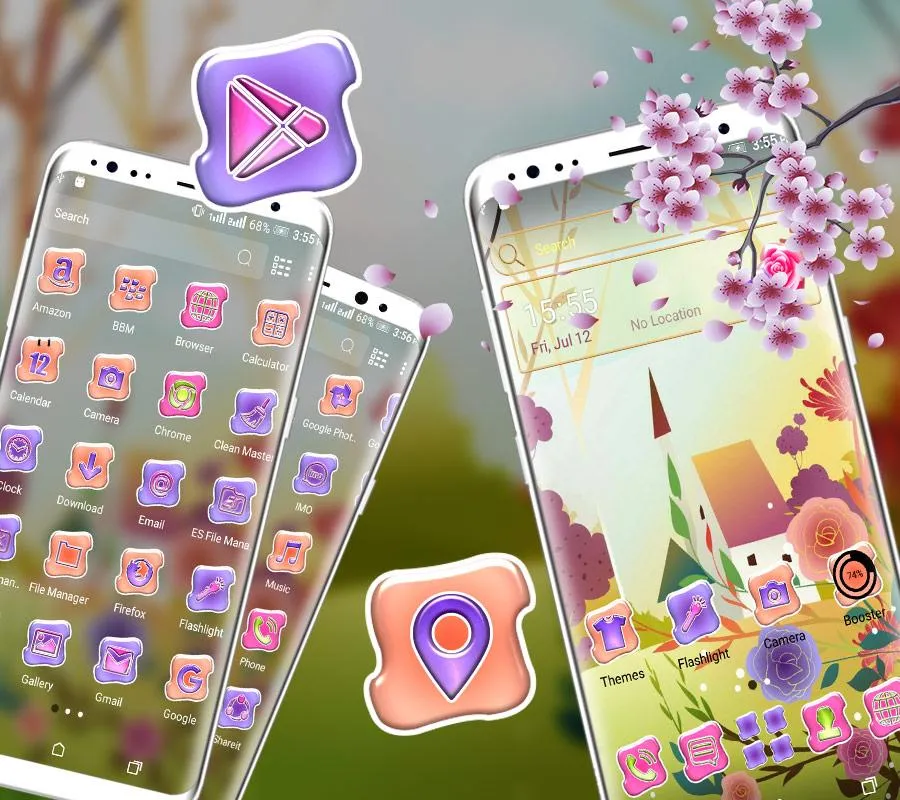 Cute Cartoon Launcher Theme | Indus Appstore | Screenshot