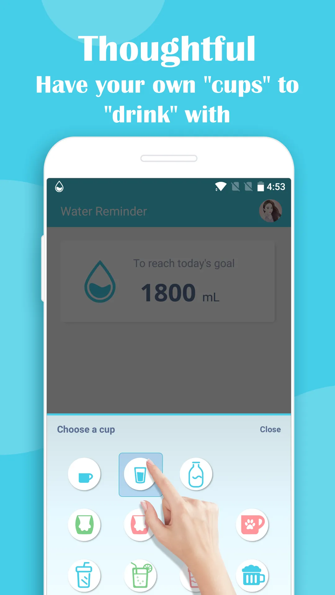 Water Reminder | Indus Appstore | Screenshot