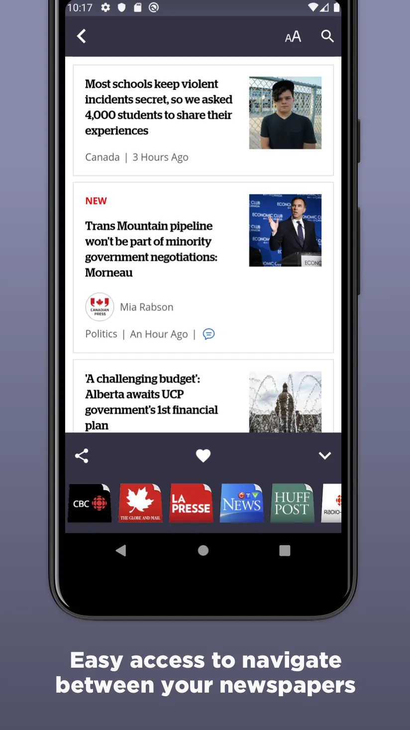 Canadian Newspapers | Indus Appstore | Screenshot