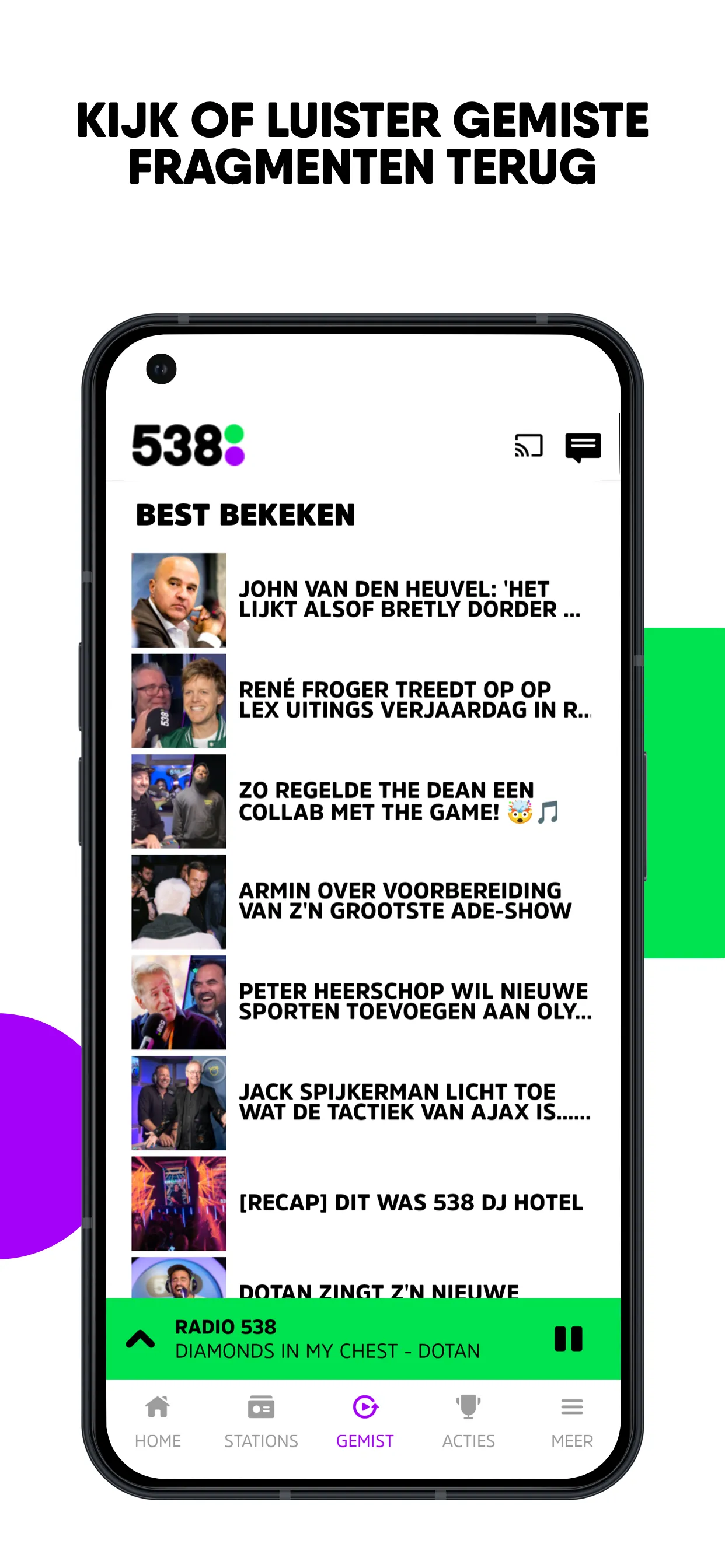 Radio 538 | Indus Appstore | Screenshot