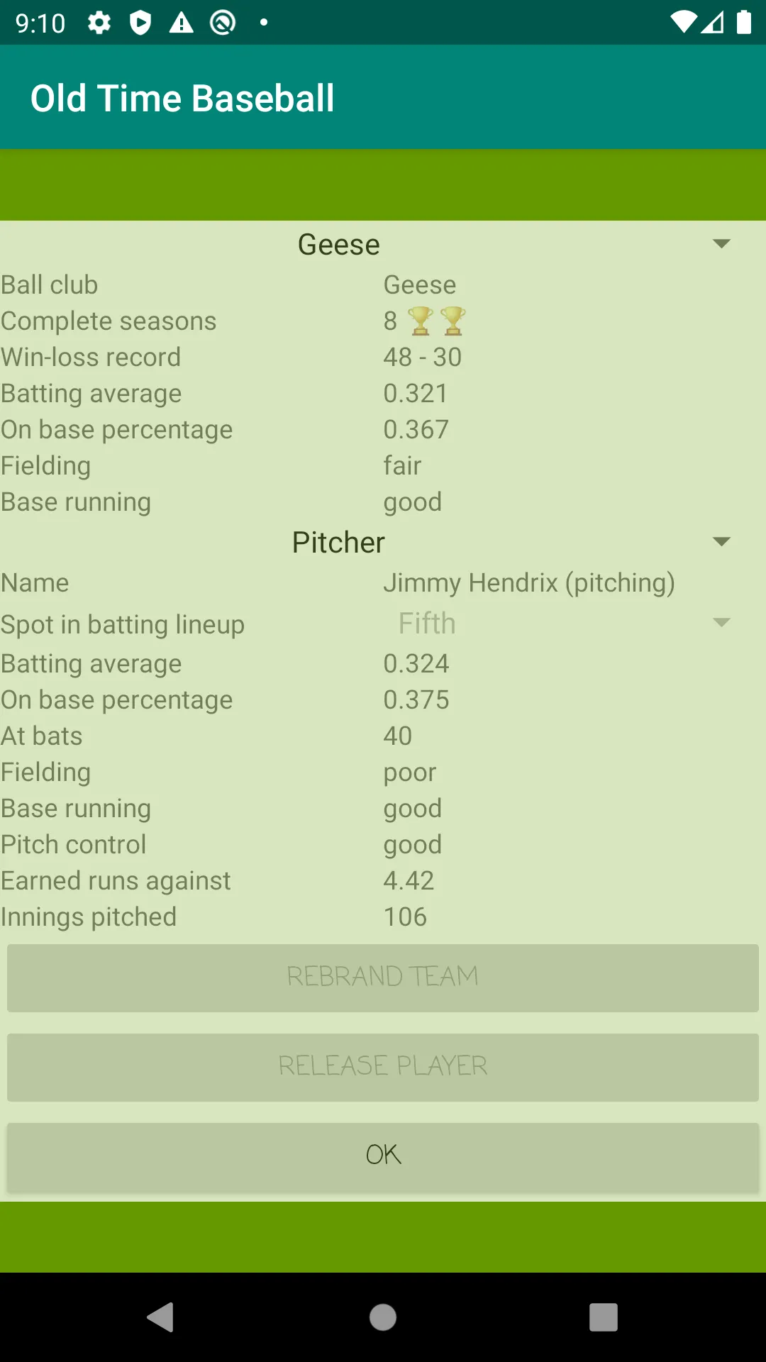 Baseball in the Age of Radio | Indus Appstore | Screenshot