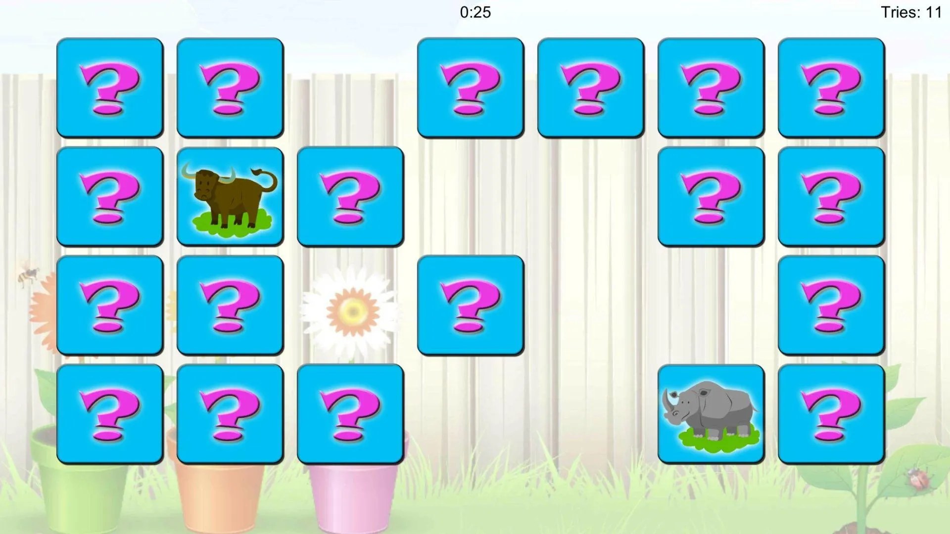 Concentration Game - Animals | Indus Appstore | Screenshot