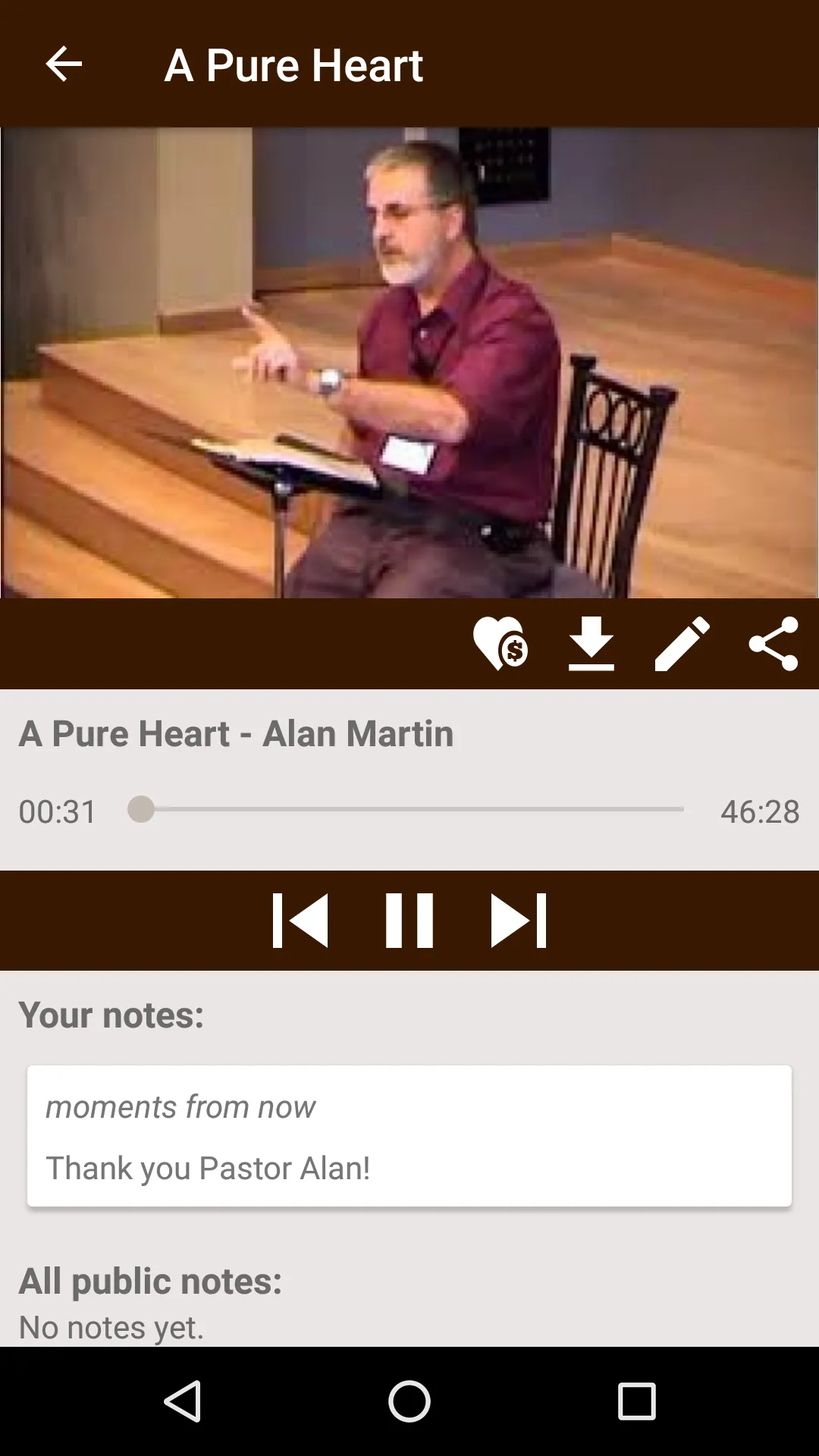 Alan Martin Sermons | Indus Appstore | Screenshot