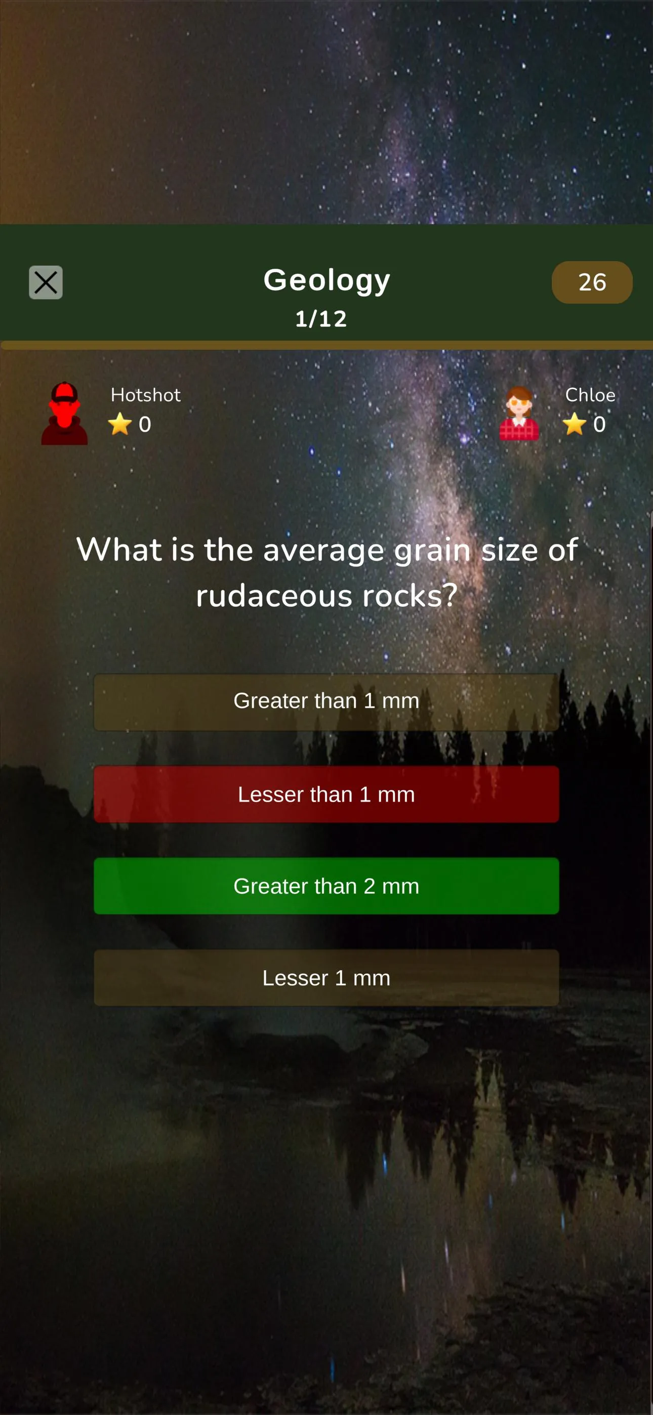 Geology knowledge test | Indus Appstore | Screenshot