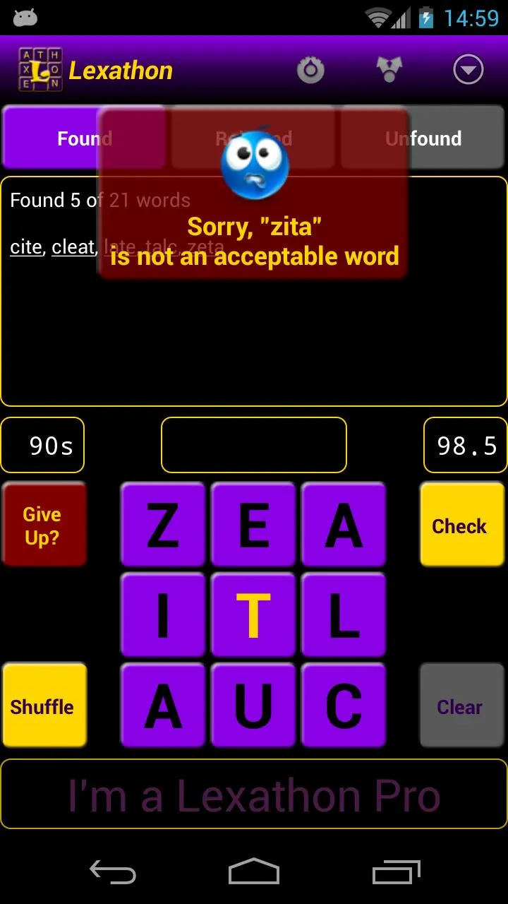 Lexathon® word jumble | Indus Appstore | Screenshot