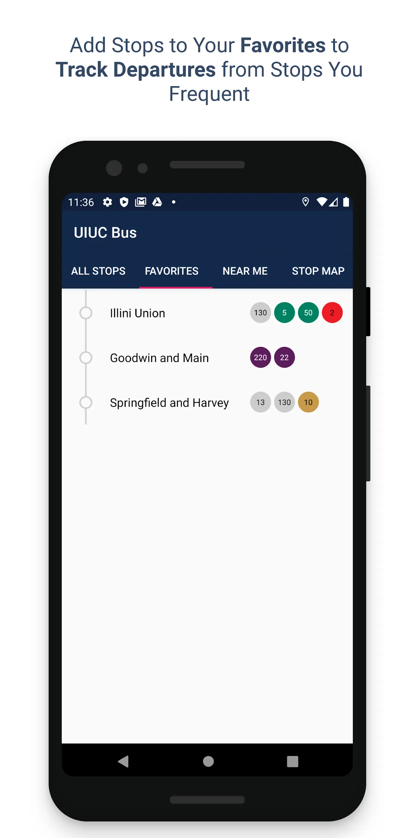 UIUC Bus | Indus Appstore | Screenshot