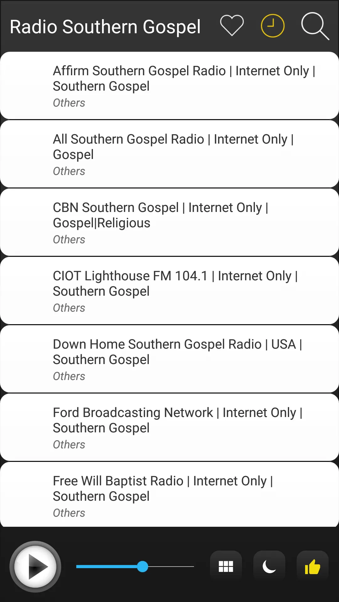 Southern Gospel Radio FM Music | Indus Appstore | Screenshot