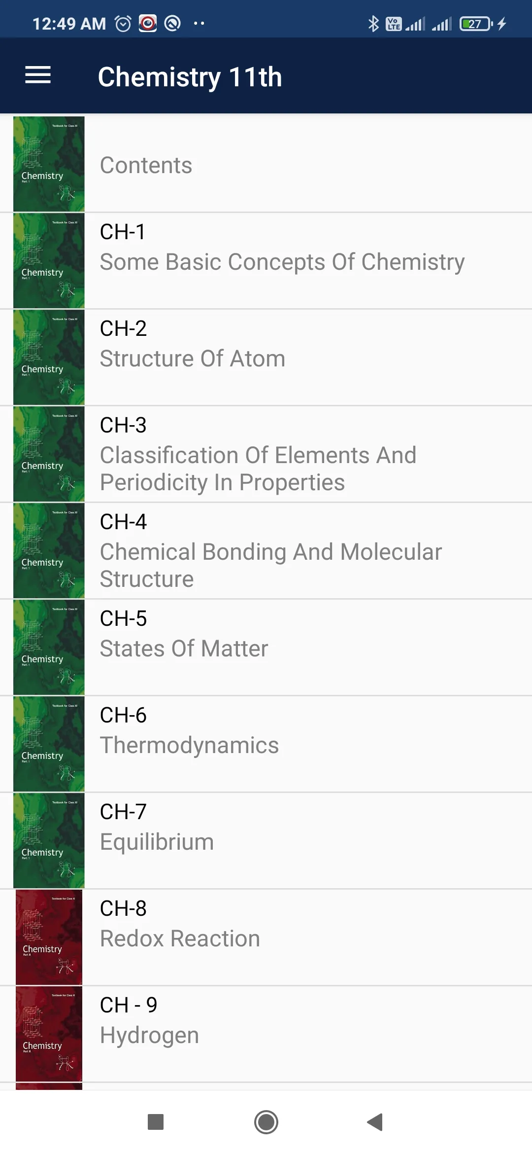 Class 11th Chemistry NCERT | Indus Appstore | Screenshot