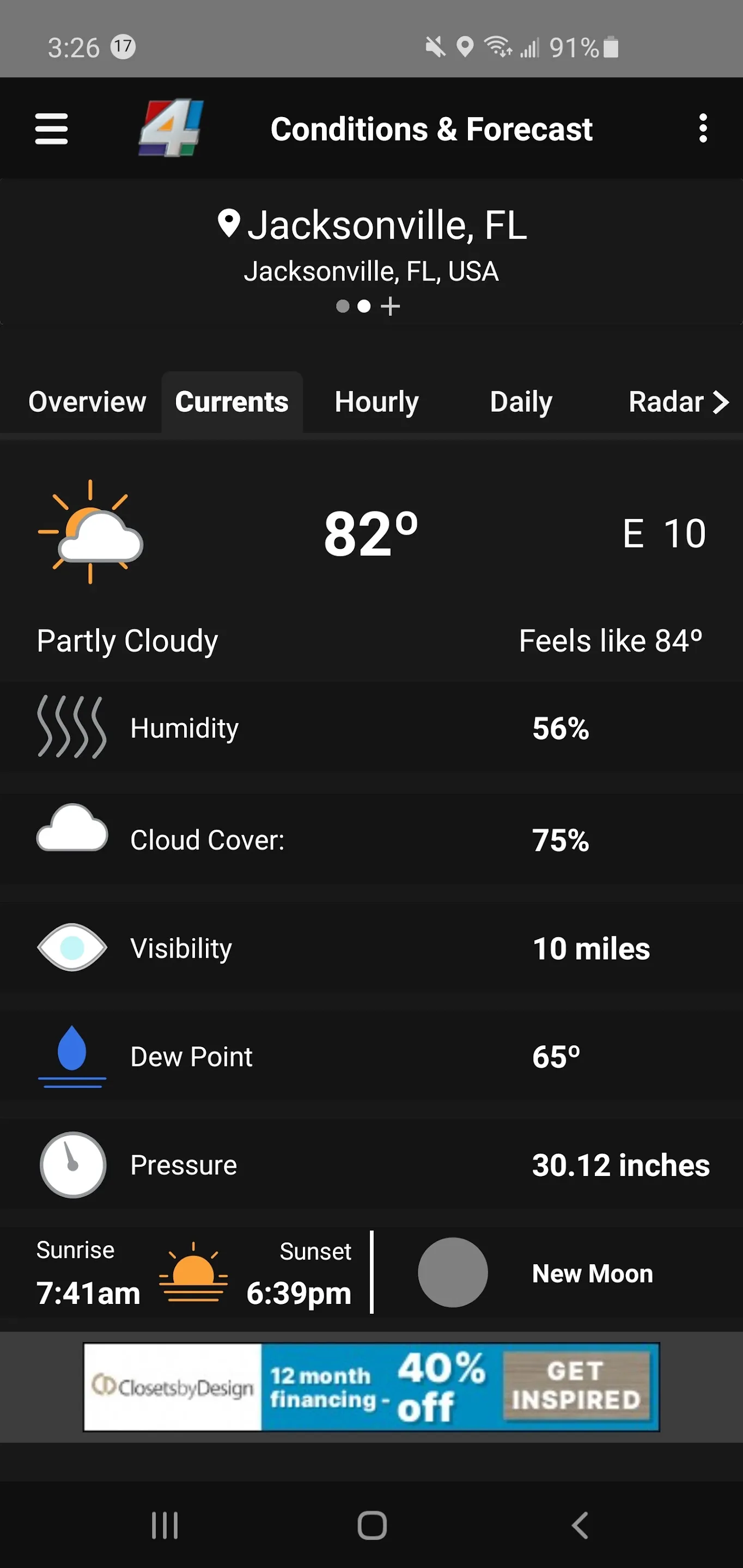 News4JAX Weather Authority | Indus Appstore | Screenshot