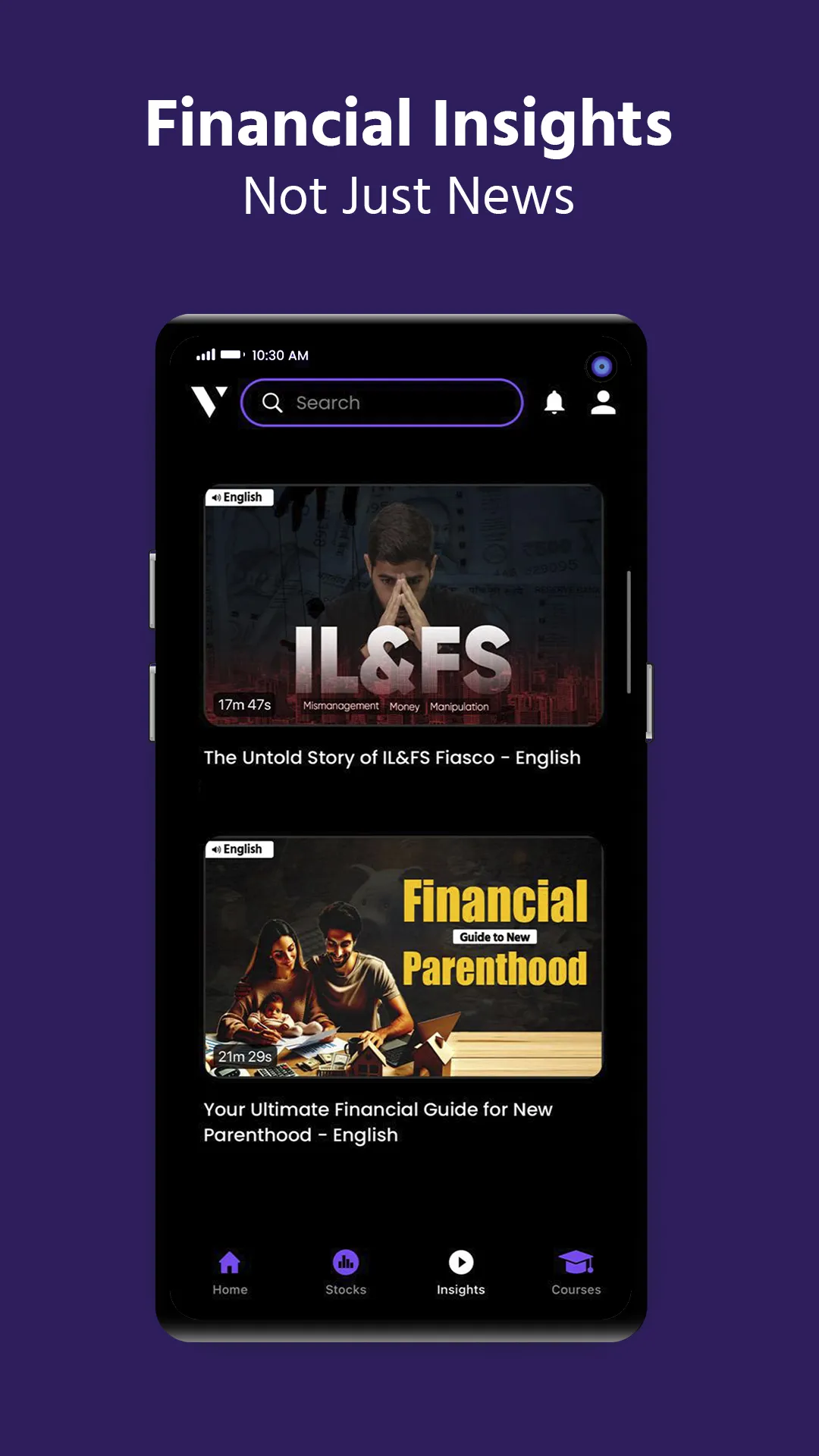 VIDFIN: Video Finance App | Indus Appstore | Screenshot