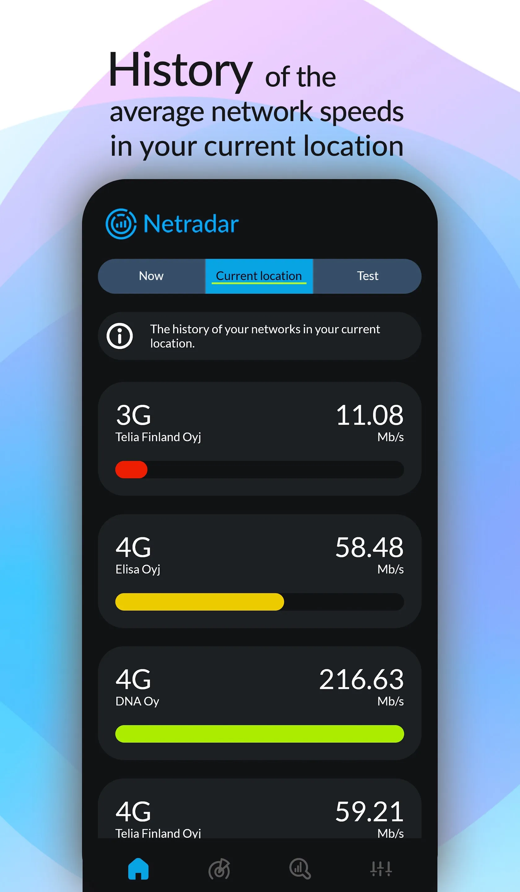 Netradar network analysis | Indus Appstore | Screenshot