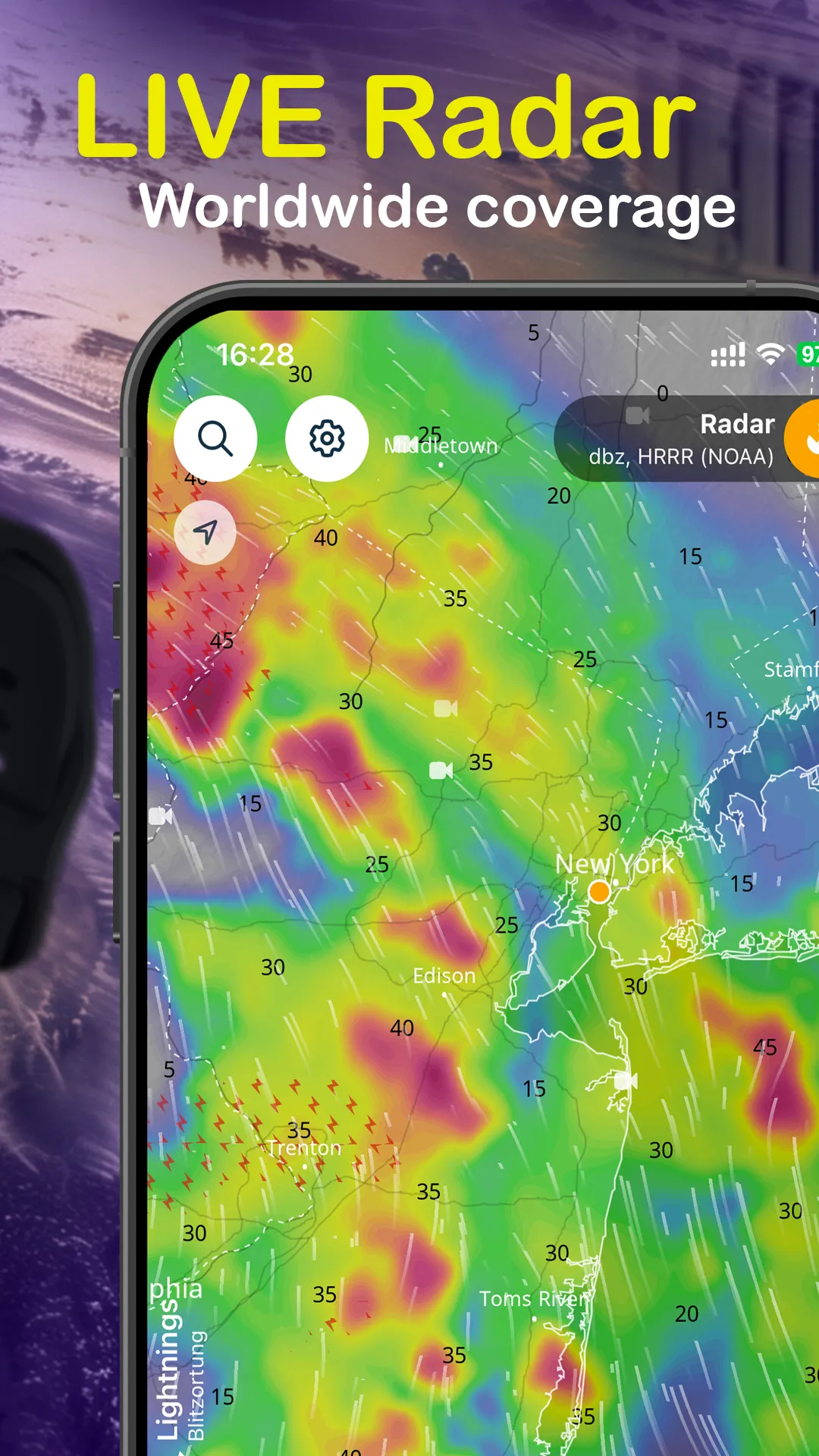 Ventusky: Weather Maps & Radar | Indus Appstore | Screenshot