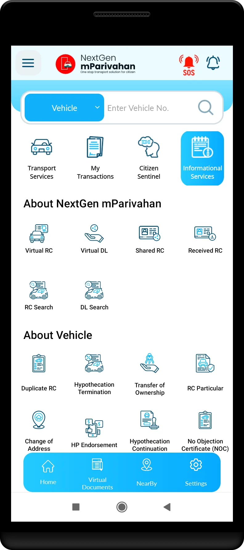 NextGen mParivahan | Indus Appstore | Screenshot