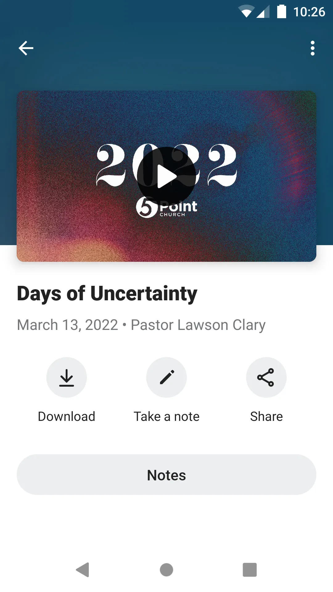 5 Point Church | Indus Appstore | Screenshot