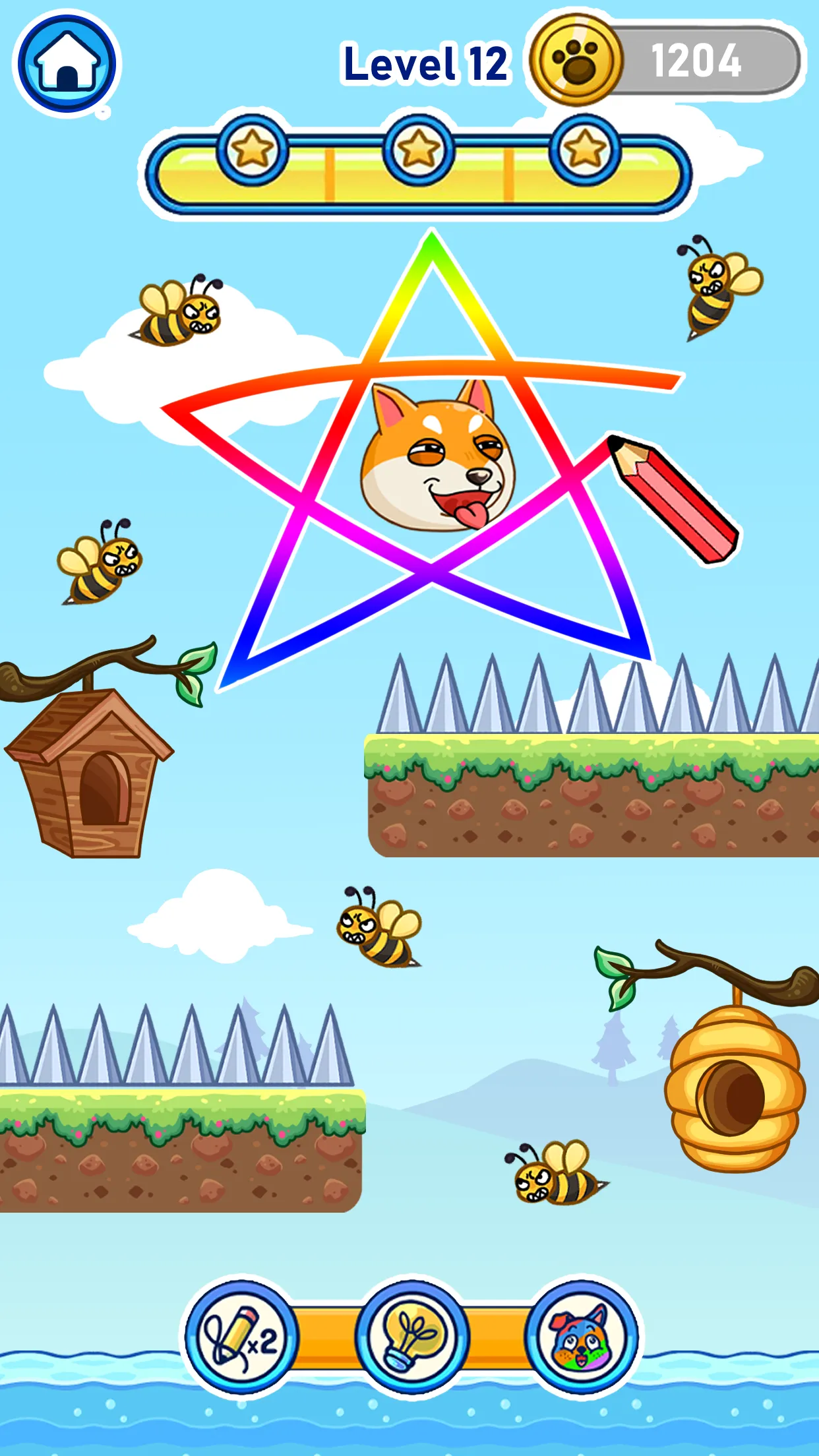 Save Dog from Bad Bees | Indus Appstore | Screenshot