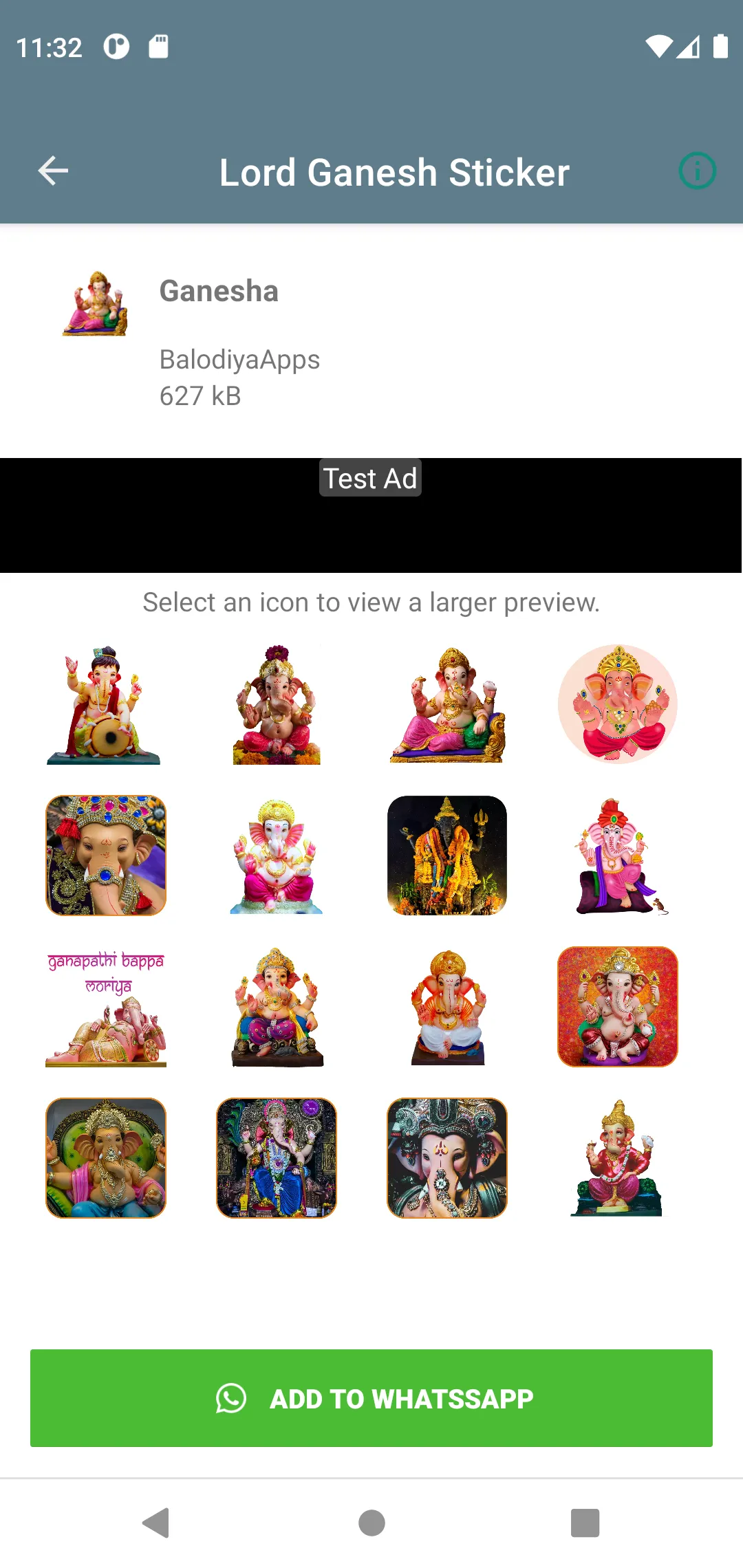 Lord Ganesh Sticker | Indus Appstore | Screenshot