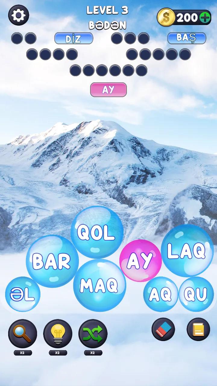 Söz tapma oyunu - Azerbaycanca | Indus Appstore | Screenshot