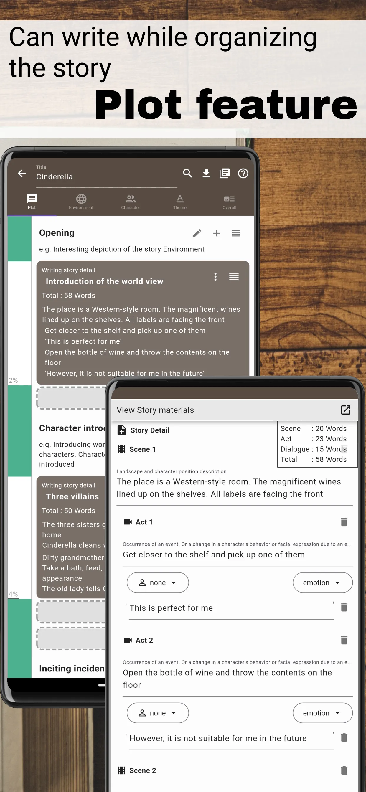 Story Plotter | Indus Appstore | Screenshot