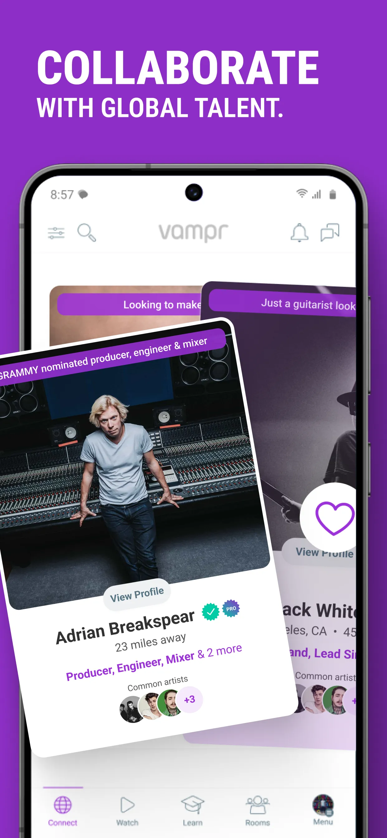 Music Network & Jobs | Vampr | Indus Appstore | Screenshot