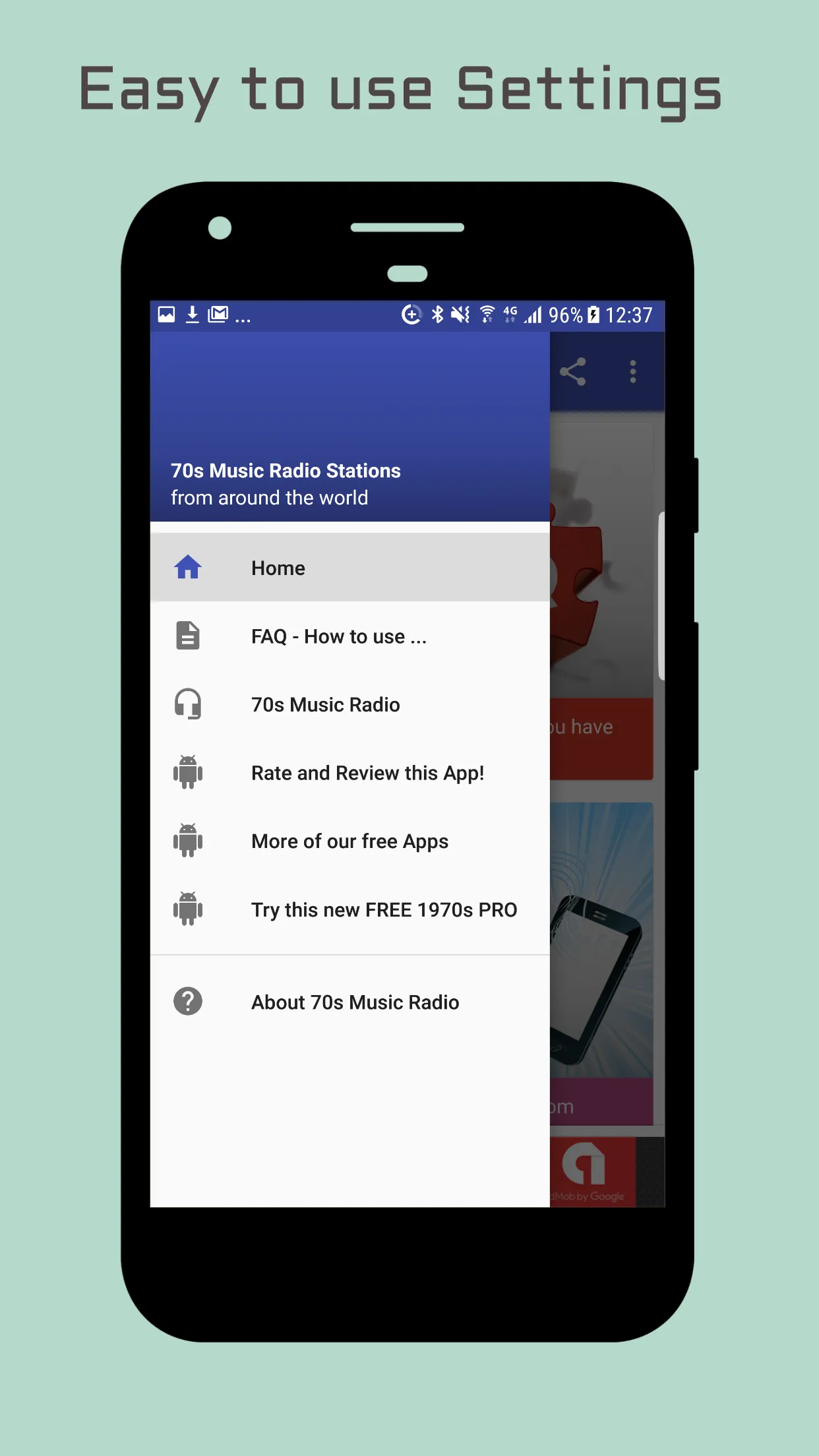 70s Music Radio Stations | Indus Appstore | Screenshot