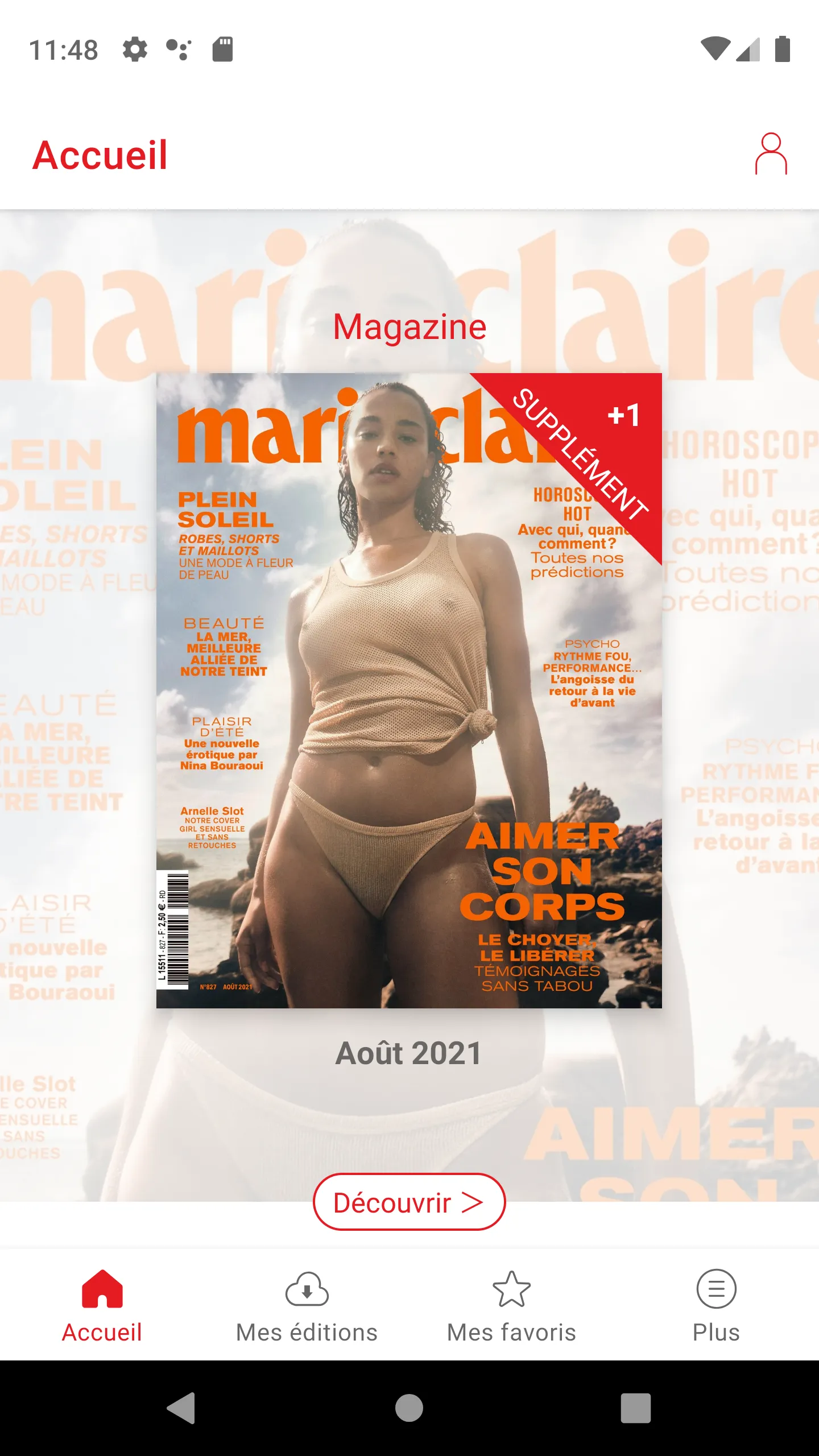 Marie Claire France | Indus Appstore | Screenshot