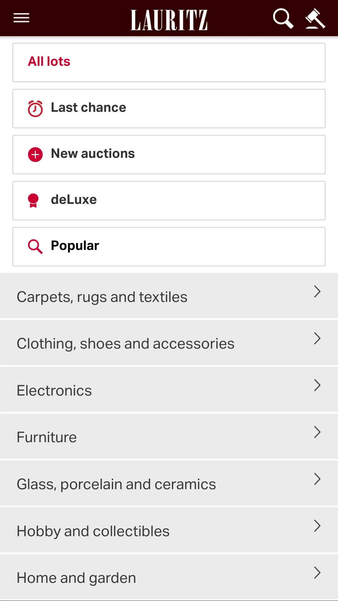 Lauritz.com – Online Auctions | Indus Appstore | Screenshot