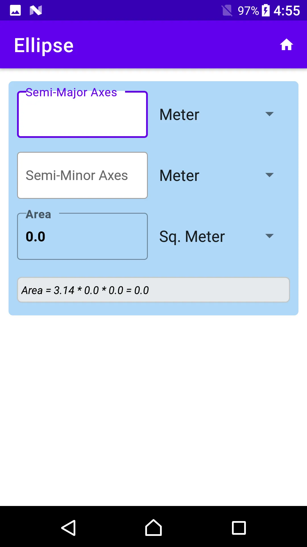 Area Calculator | Indus Appstore | Screenshot