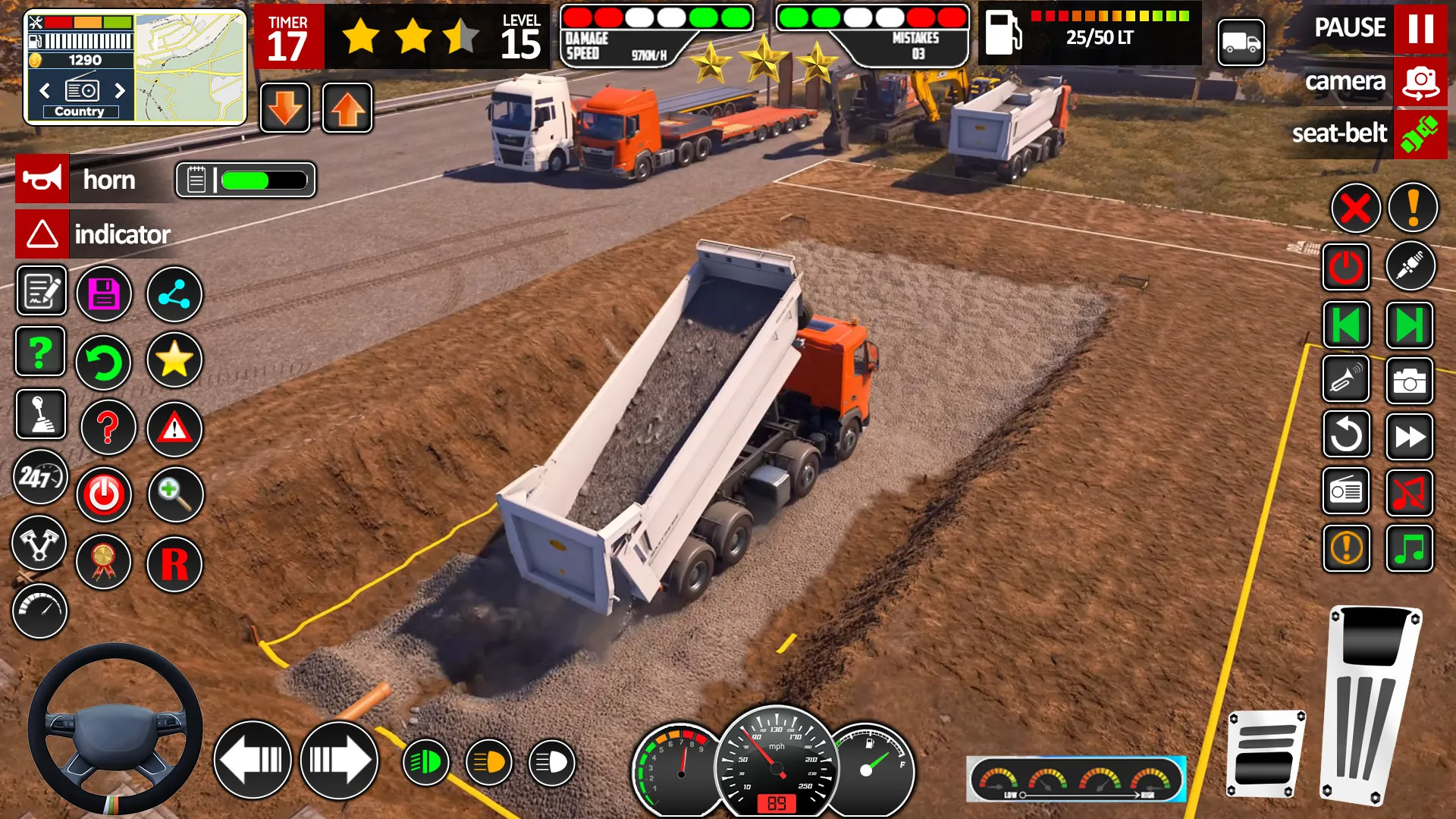 JCB Game Snow Excavator Games | Indus Appstore | Screenshot