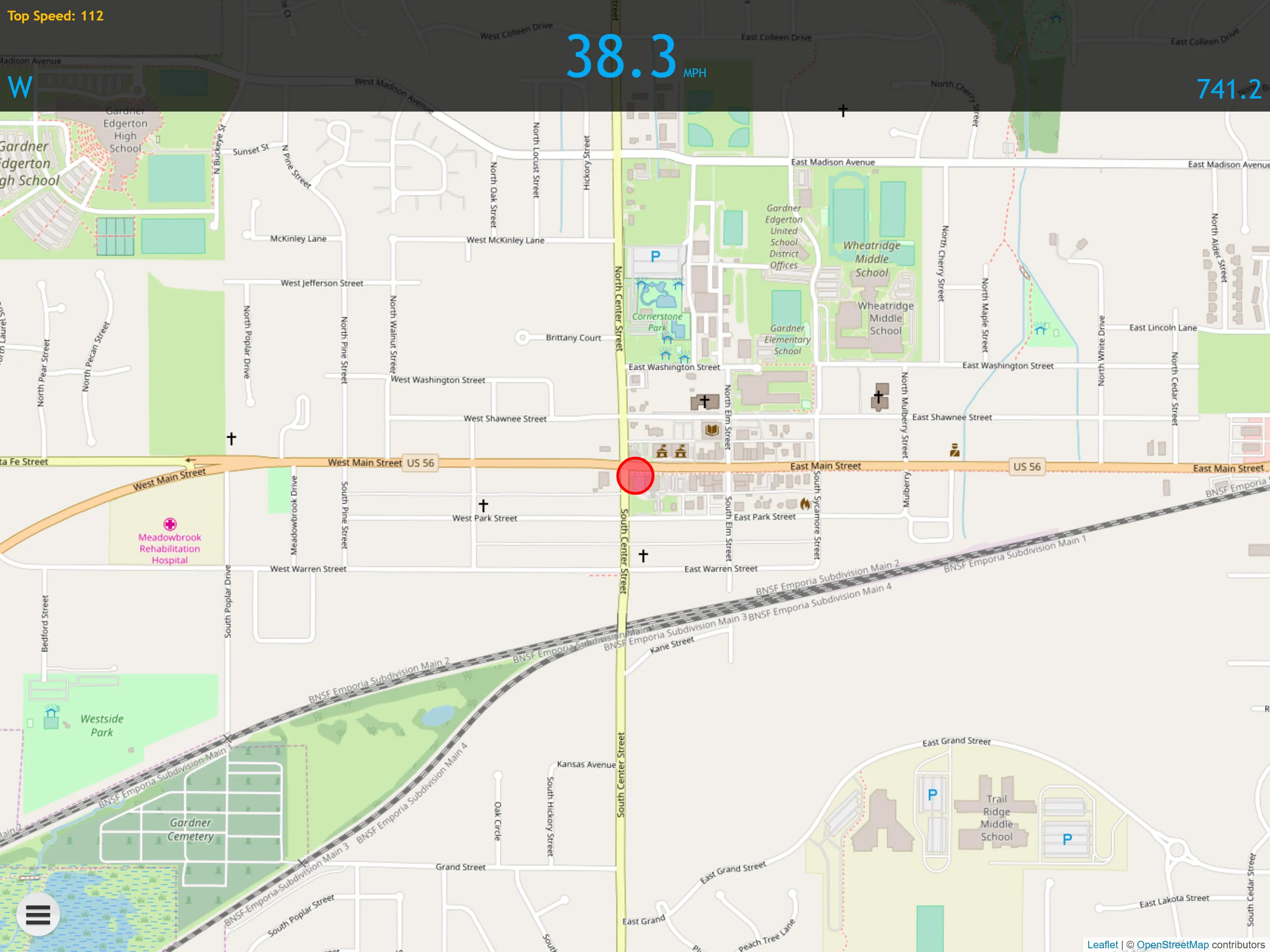 GPS Speedometer | Indus Appstore | Screenshot